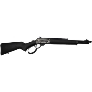 Rossi R95 Triple Black, 30-30 Winchester, 16.5" Threaded Barrel, Bourbon Engraving, 5 Rounds - Anderson Manufacturing