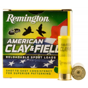 ington Ammunition American Clay & Field Sport 12 Gauge 2.75 1 1/8 Oz 7.5 Shot 25 Bx/ 10 Cs Ammo