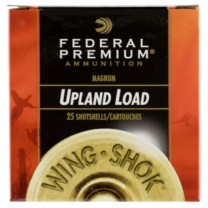 eral Premium Upland Wing-Shok 12 Gauge 3 1 5/8 Oz 5 Shot 25 Bx/ 10 Cs Ammo