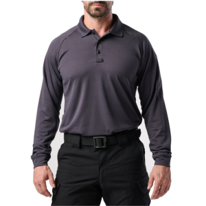 5.11 Tactical Performance Long Sleeve Polo Gray X-Large - 5.11 Tactical
