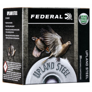 eral Upland Steel 410 Gauge 2.75 3/8 Oz 7.5 Shot 25 Bx/ 10 Cs Ammo