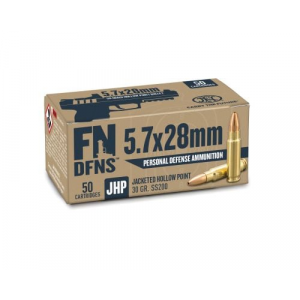 DFNS SS200 Personal Defense Handgun Ammunition 5.7x28mm 30gr JHP 1894 Fps 500/ct Case Ammo