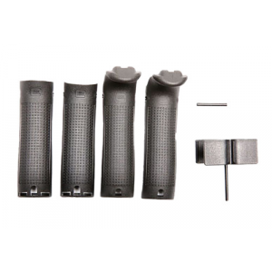 Glock Backstrap/Beavertail Set Compatible w/ Glock 17/22/31/34 Black Polymer - Glock