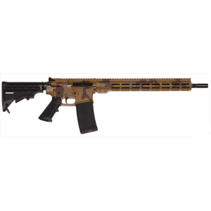 Great Lakes Firearms AR-15 Mission 223 Wylde 30+1 16", Sahara Camo Rec/15" M-Lok Handguard, Black Carbine Stock & A2 - Ga Precision