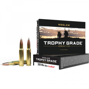 ler Trophy Grade Rifle Ammunition 308 Win. 165 Gr. AB SP 20 Rd. Ammo