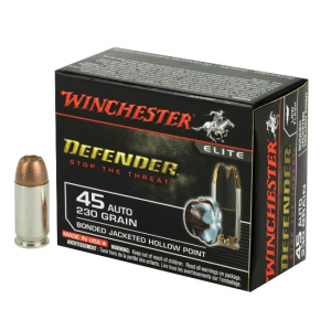 chester PDX1 Defender .45 ACP 230gr Bonded Jacketed Hollow Point 20/Box Ammo