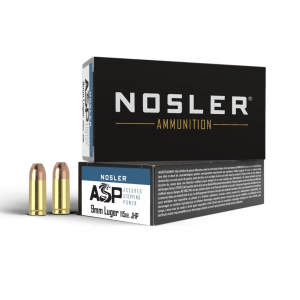 ler ASP Handgun Ammunition 9mm 115 Gr. HG JHP 50 Rd. Ammo