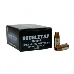 ble Tap DT Lead Free Handgun Ammunition 9mm( P) 124gr SCHP1250 Fps 20/cts Ammo