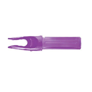 Black Eagle R Nock Flo. Purple 12 pk. - Black Eagle