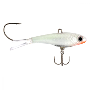 Northland Pitchin' Puppet 1 Oz, 2 3/4", #7 Hk, #8 Th Super-Glo White 1/Cd - Northland Fishing Tackle