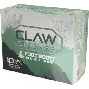 t Scott 10MM 190GR Claw Defense FN 20RD 25BX/CS Ammo