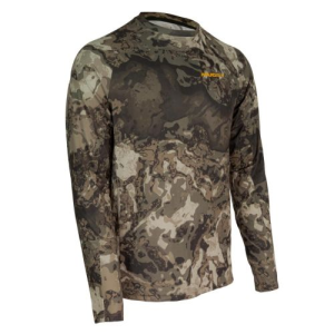 Muddy Base Layer Crew Long Sleeve Shirt Veil Canyon Grey Small - Muddy