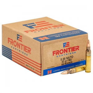 nady Frontier 5.56 NATO FMJ 62gr 20 Round Box Ammo