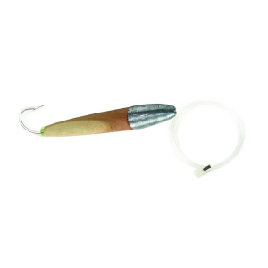Sea Striker Rigged Cedar Plug Natural - Sea Striker