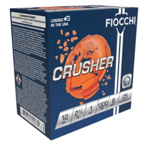 Crusher 12 GA 2 3/4" 1oz 1300FPS #8 - Fiocchi