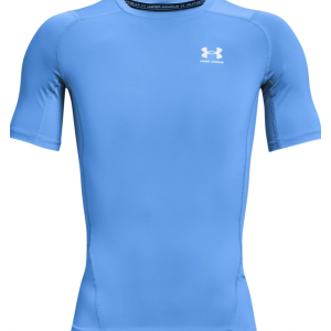 UA Men's HeatGear Armour Short Sleeve Carolina Blue/White 3XL - Under Armour