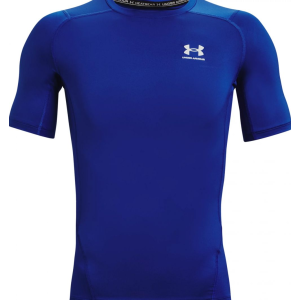 UA Men's HeatGear Short Sleeve Royal Size MD - Under Armour