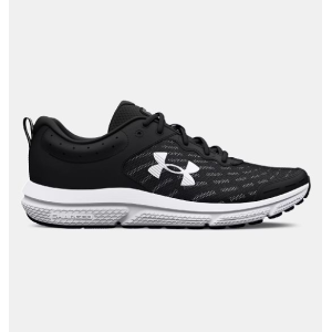 UA Men's Charged Assert 10 Running Shoes Black/White Size 7 - Under Armour