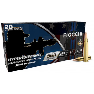 cchi Hyperformance 223Rem 77gr Hollow Point Boat Tail 20 Per Box/10 Case Ammo