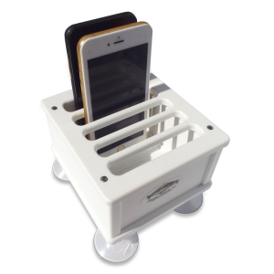 Deep Blue Starboard Cell Phone Hholder, Whilte, Holds 5 Phones - Deep Blue