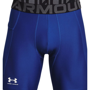 Suggest Edit UA Men's HeatGear Armour Compression Shorts Royal/White LG - Under Armour
