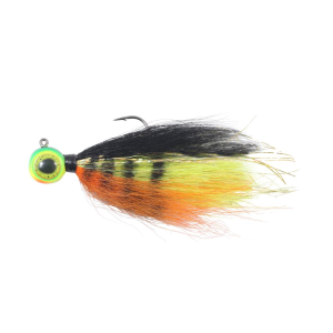 Northland Deep-Vee Bucktail Jig Fire Tiger 1/8oz Nimber 1 Hook - Northland Fishing Tackle