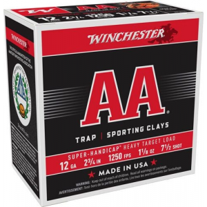 chester AA 12 Gauge 2.75 1-1/8oz #7.5 Shot 250 Round Case Ammo