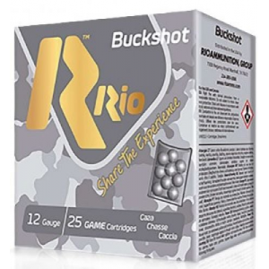  Ammuntion Royal Buck Home Defense Shotgun 12 Gauge 2 3/4 9 Pellets #1 Buckshot 250 Rounds Per Case Ammo