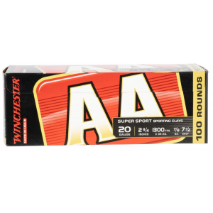 chester AA Sporting Clay 20 Gauge 2.75 7/8 Oz 7.5 Shot 100 Bx/ 2 Cs (Value Pack) Ammo