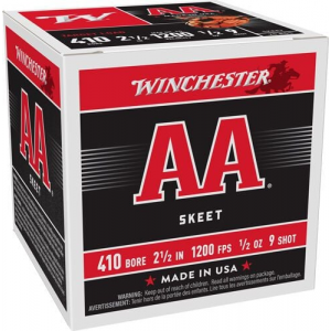chester AA 410 Gauge 2.5 1/2oz #9 Shot 250 Round Case Ammo
