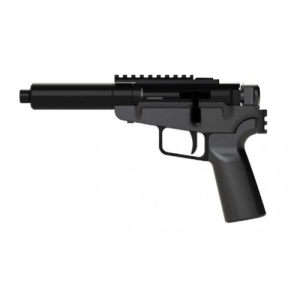 Dark Mountain Stowaway Handgun 9mm Luger Single Shot 5" 1/2x28 Threaded Barrel Black with Brace Adapter - Dark Mountain Arms