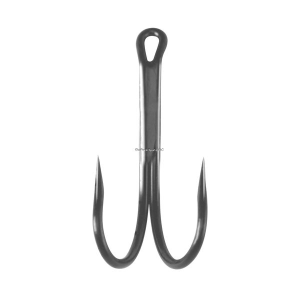 Mustad Salmon Double Hook, 2XH, 1XL, Forged, Brazed, Up eye- Titan Steel 4 - Mustad