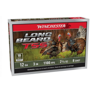 WINCHESTER LONGBEARD TSS 12G 3" 8 SHOT 5RD BX 50RD CASE - Winchester Ammunition