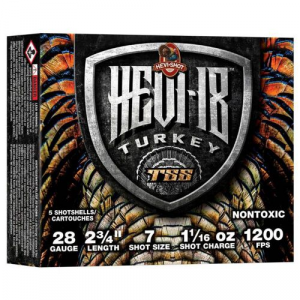 I-Shot Hevi-18 Shotshells 28 Gauge 2-3/4 Chamber 1-1/16oz #7 Shot 5 Rounds Ammo