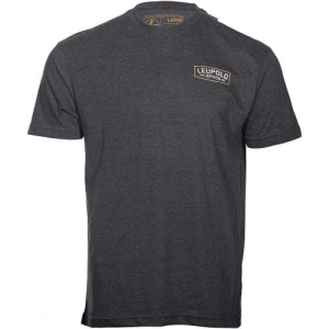 Leupold Badge Short Sleeve Shirt Charcoal Large - Leupold