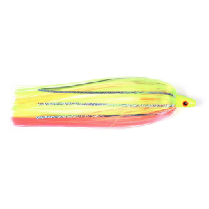 Sea Striker Unrigged Ballyhoo Lure 3/8 oz Head Chartreuse/Pink - Sea Striker
