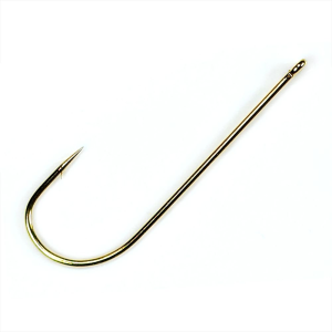 Gamakatsu Sticker Hook Gold Size 1, 25 per Pack - Gamakatsu