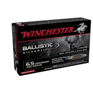 chester Ballistic Silvertip Rifle Ammunition 6.5 Creedmoor 140gr PT 2700 Fps 20/ct Ammo