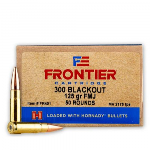nady Frontier Rifle 300 Blackout 125 Gr. FMJ 50 Rd. Ammo