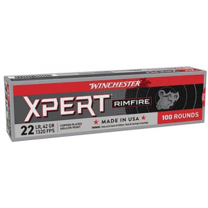 chester Xpert Rimfire .22 LR Hollow Point 42 Grain 100 Rounds Ammo