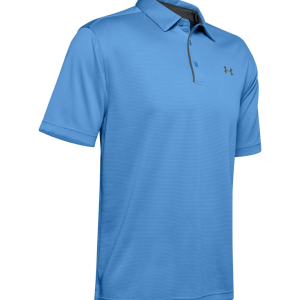 UA Men's Tech Polo Carolina Blue/Pitch Gray 4XL - Under Armour