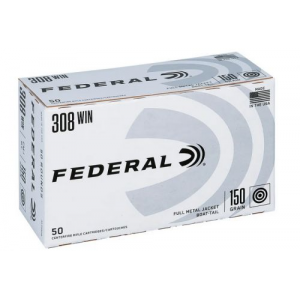 ERAL 308 WIN 150GR FMJ-BT 50RD/BX 5BX/CS Ammo