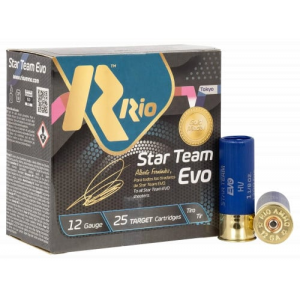  Ammunition Star Team EVO Shotgun 12 Gauge 2.75 1 1/8oz #7.5 Shot  25 Rounds Ammo