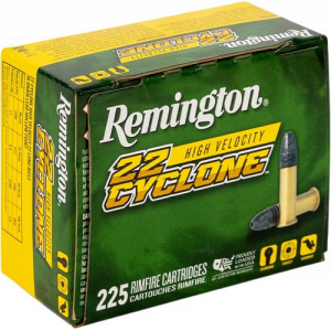 ington Ammunition R21261 Cyclone 22LR 36gr Lead Hollow Point 225 Per Box/10 Case Ammo