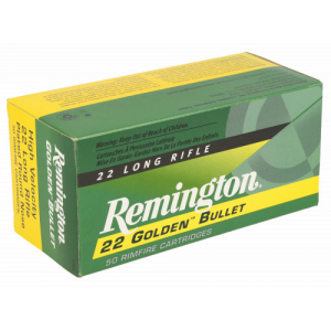 ington Golden Bullet Rifle 22 LR 40 Grain Round Nose 50 Rounds Ammo