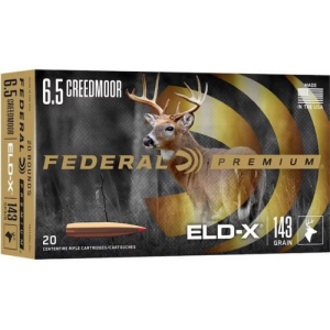 Federal Terminal Ascent 6.5 Creedmoor 143gr Eldx 20/Box - Federal Premium