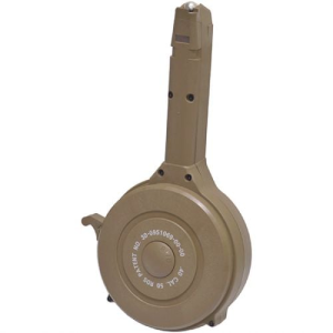 RWB DRUM MAG For Glock .40 S&W 50RD TAN POLYMER (20) - Rwb