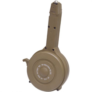 RWB DRUM MAG For Glock .45 ACP 40RD TAN POLYMER (20) - Rwb
