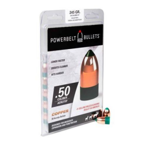 Powerbelt Bulk Pack AeroTip Bullets 50 cal 245 gr 50 Pack - Powerbelt