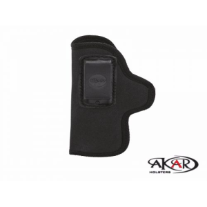 LEFT Concealed carry IWB holster inside-the-waistband nylon clip-on compatible w/ Walther PPK/S - Akar